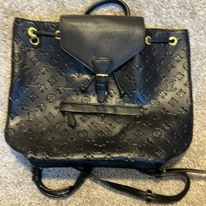 Knock off LV backpack purse brand new